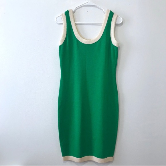 St. John Dresses & Skirts - St.John Knit Sleeveless Dress Green Small